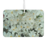 Paperwhite Narcissus Delicate White Flowers Car Air Freshener