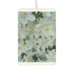 Paperwhite Narcissus Delicate White Flowers Car Air Freshener