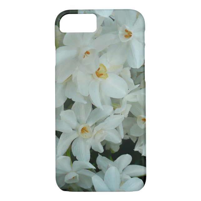 Paperwhite Narcissus Delicate White Flowers Case-Mate iPhone Case (Back)