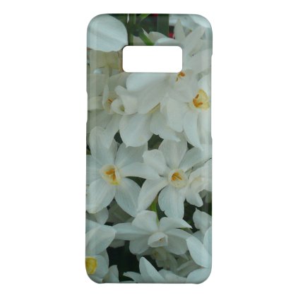 Paperwhite Narcissus Delicate White Flowers Case-Mate Samsung Galaxy S8 Case