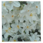 Paperwhite Narcissus Delicate White Flowers Cloth Napkin
