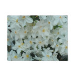 Paperwhite Narcissus Delicate White Flowers Doormat