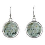 Paperwhite Narcissus Delicate White Flowers Earrings