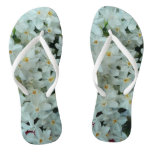 Paperwhite Narcissus Delicate White Flowers Flip Flops