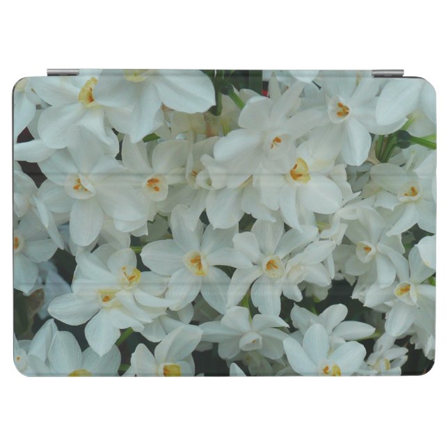 Paperwhite Narcissus Delicate White Flowers iPad Air Cover (Horizontal)