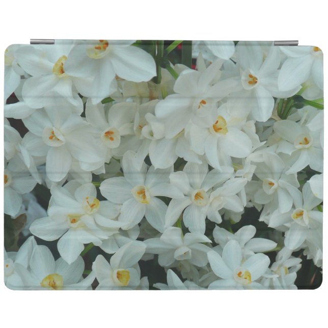 Paperwhite Narcissus Delicate White Flowers iPad Air Cover (Horizontal)