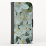 Paperwhite Narcissus Delicate White Flowers iPhone X Wallet Case