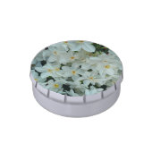 Paperwhite Narcissus Delicate White Flowers Jelly Belly Candy Tin (Side)