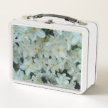 Paperwhite Narcissus Delicate White Flowers Metal Lunch Box