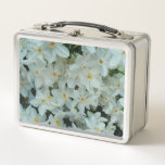 Paperwhite Narcissus Delicate White Flowers Metal Lunch Box