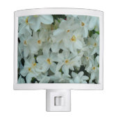 Paperwhite Narcissus Delicate White Flowers Night Light (Front)