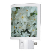 Paperwhite Narcissus Delicate White Flowers Night Light (Left)