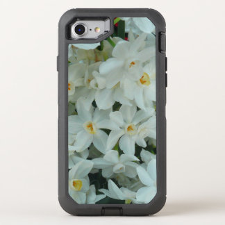 Paperwhite Narcissus Delicate White Flowers OtterBox Defender iPhone SE/8/7 Case