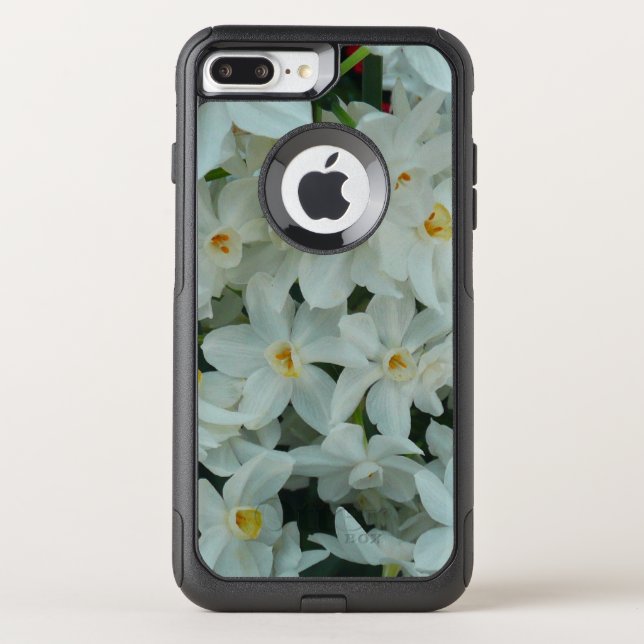 Paperwhite Narcissus Delicate White Flowers Otterbox iPhone Case (Back)