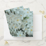 Paperwhite Narcissus Delicate White Flowers Pocket Folder