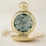 Paperwhite Narcissus Delicate White Flowers Pocket Watch
