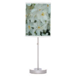 Paperwhite Narcissus Delicate White Flowers Table Lamp