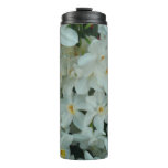Paperwhite Narcissus Delicate White Flowers Thermal Tumbler