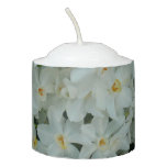 Paperwhite Narcissus Delicate White Flowers Votive Candle