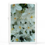 Paperwhite Narcissus Delicate White Flowers Zippo Lighter