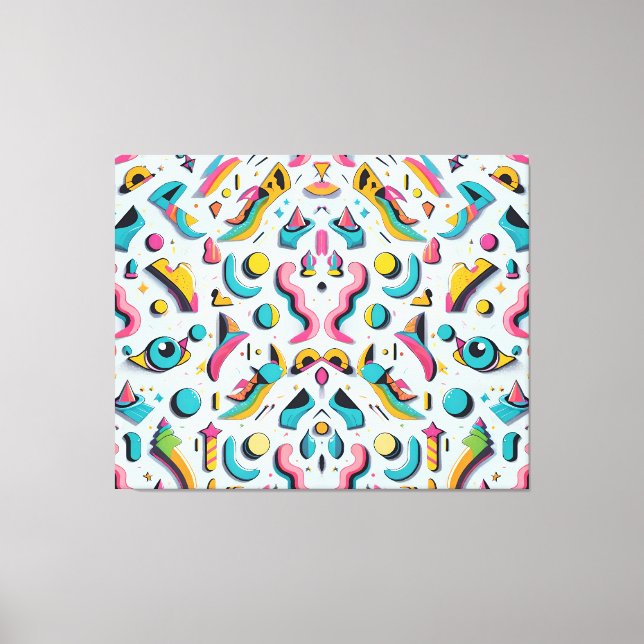 Paperwhite Party Popper - Ken Gage Art Canvas Print (Front)