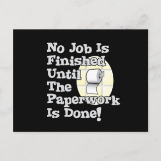 Paperwork Postcard