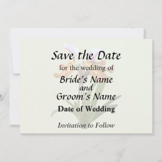Paphiopedilum Orchids Intertwined Save The Date
