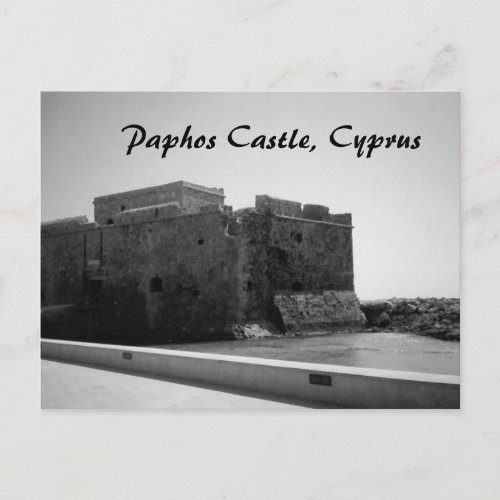 Paphos Castle Cyprus Postcard