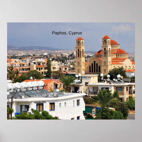 Paphos Cyprus Poster