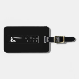 Paphos Life Logo & Rainbow Luggage Tag
