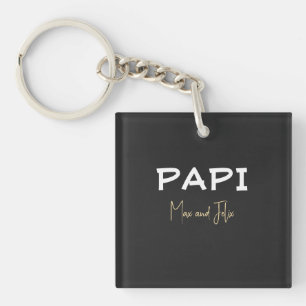 PAPI, kids names Keychain