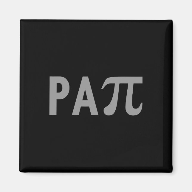 Papi Puns Fun Fathers Day Outfit For Math Teachers Magnet (Front)