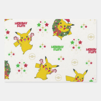 papier cadeaux Pokémon Wrapping Paper Sheets