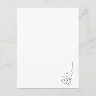 papier, crayon postcard