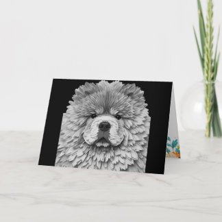 PAPIER MIRAGE blue Chow Card