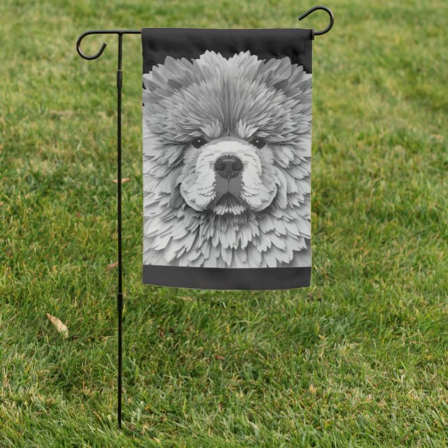 PAPIER MIRAGE Blue Chow Garden Flag (Creator Uploaded)