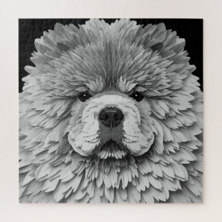 PAPIER MIRAGE Blue Chow Jigsaw Puzzle