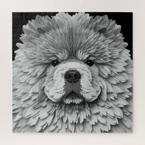 PAPIER MIRAGE Blue Chow Jigsaw Puzzle