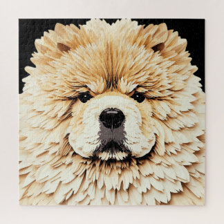 PAPIER MIRAGE Cream Chow Jigsaw Puzzle