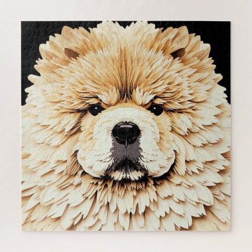 PAPIER MIRAGE Cream Chow Jigsaw Puzzle