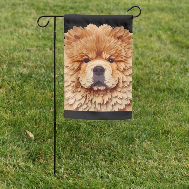 PAPIER MIRAGE Red Chow Garden Flag (Creator Uploaded)