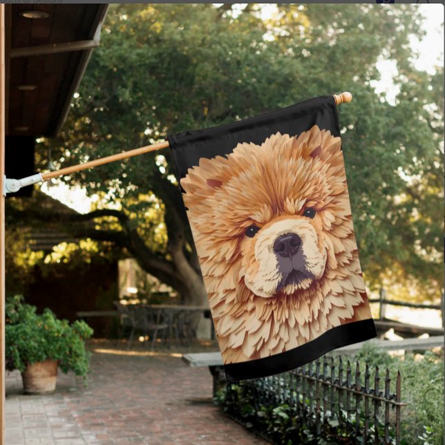 PAPIER MIRAGE Red Chow House Flag (Creator Uploaded)