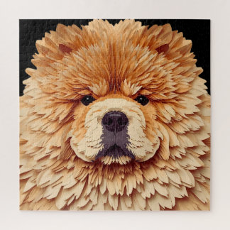 PAPIER MIRAGE Red Chow Jigsaw Puzzle