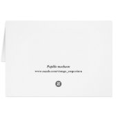 Papilio machaon cards (Back Horizontal)