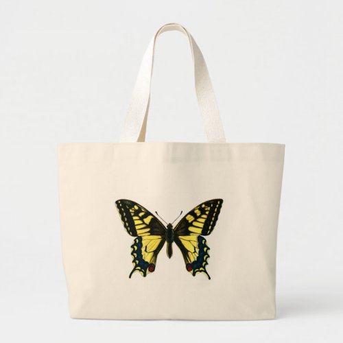Papilio machaon large tote bag