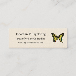 Papilio machaon - Old World Swallowtail Butterfly  Mini Business Card