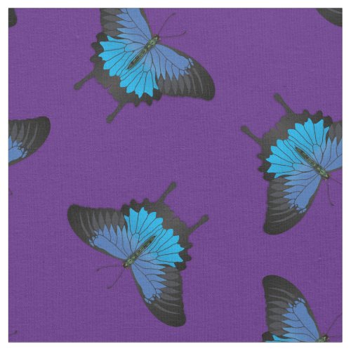 Papilio Ulysses Swallowtail Butterflies Butterfly Fabric