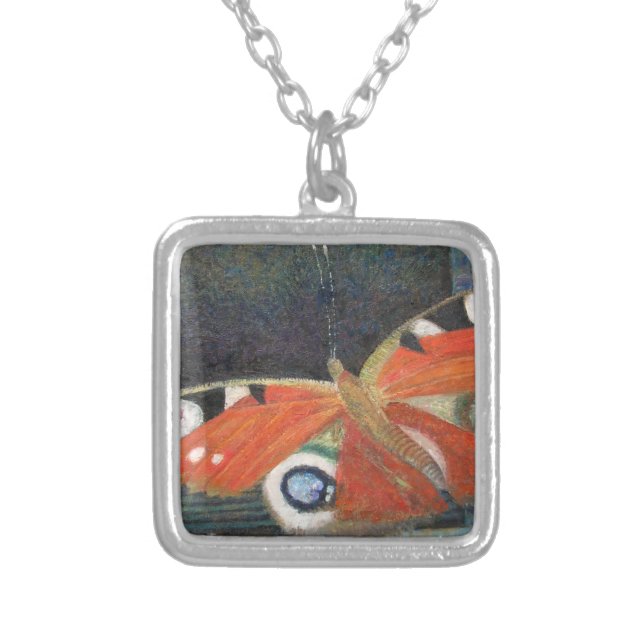 Papillon 2013 silver plated necklace (Front)