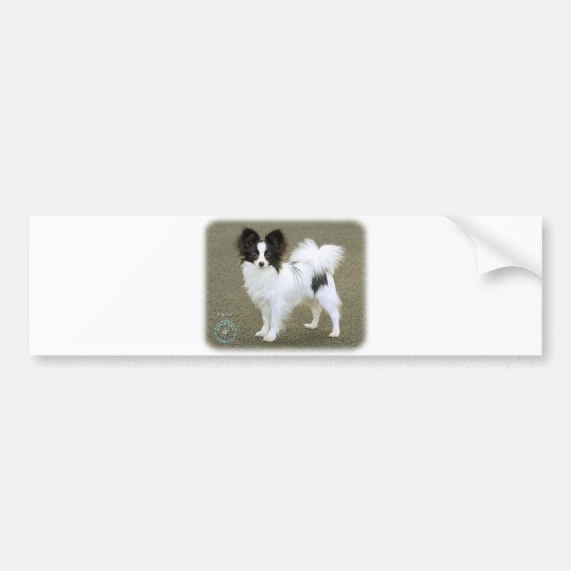 Papillon 8M062D-17 Bumper Sticker (Front)