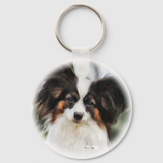 Papillon Art Gifts Keychain